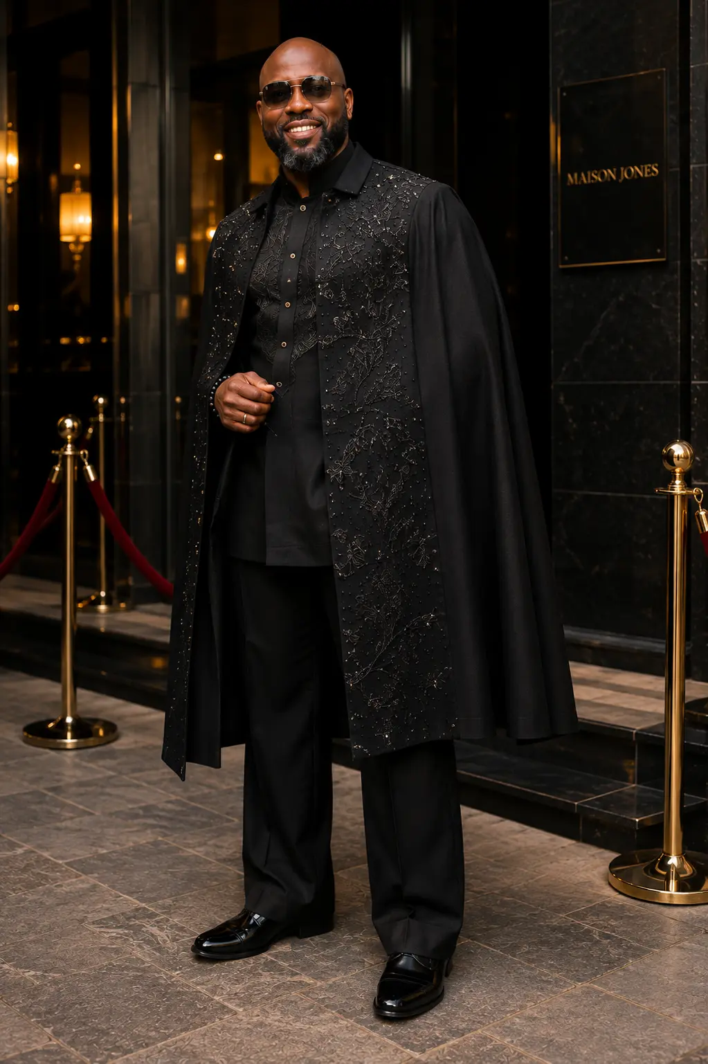The editor of Maison Jones photographed in occasion tailoring